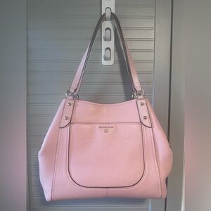 Michael Kors Molly Rose Leather Tote & MK Wallet NWOT MSRP:$558